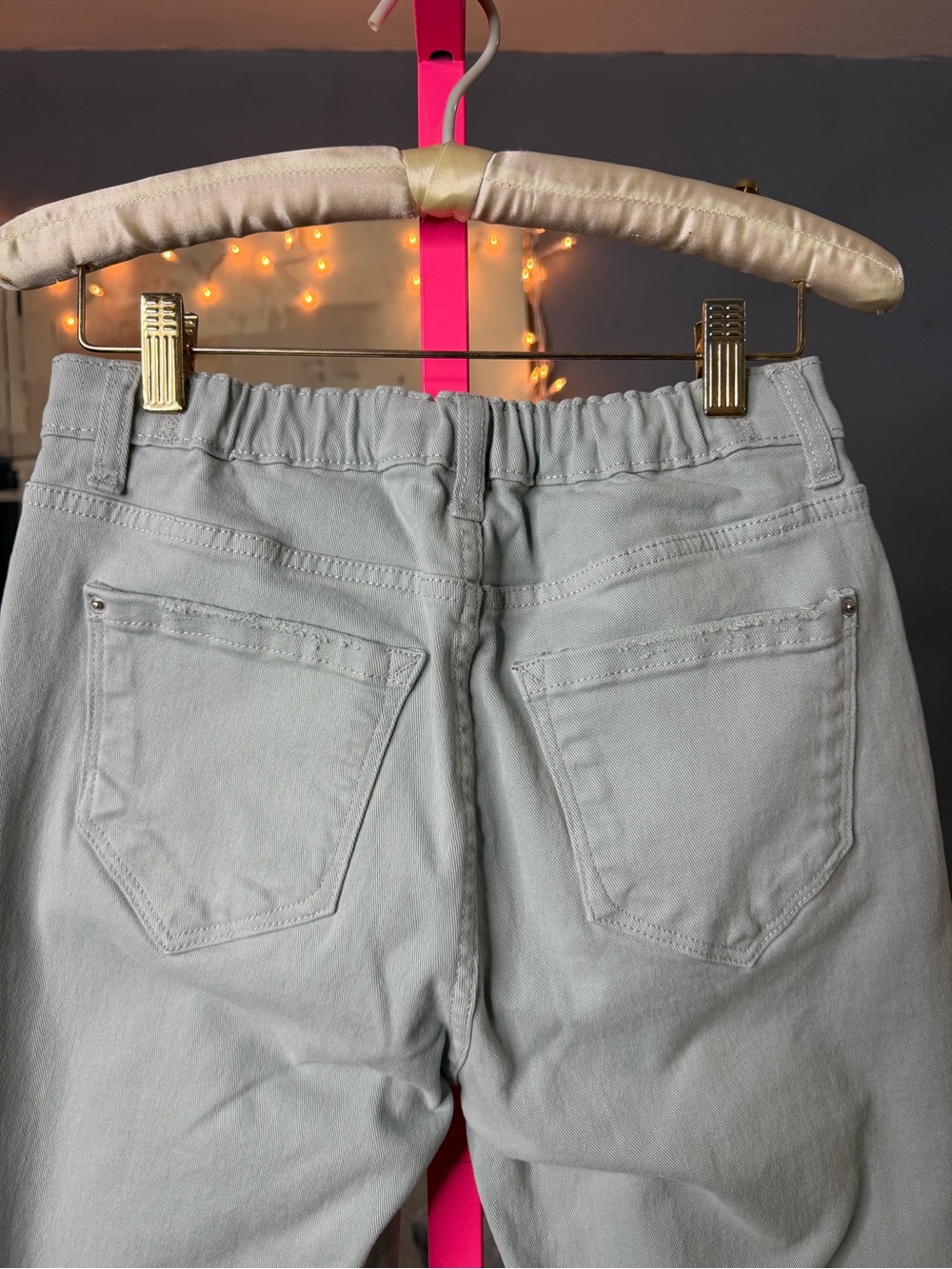 Kensie The Ultimate High Rise Skinny Jeans Light Sage Green Size 4/27 💛 - Picture 7 of 7